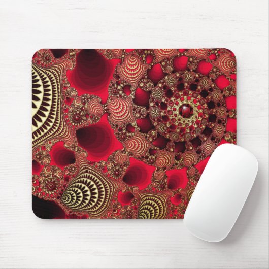 Rubies & Gold Mousepad (Mit Mouse)