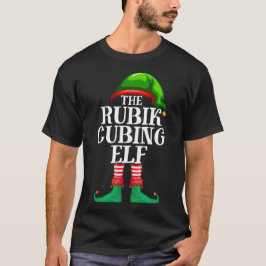 Rubik Cubing Elf Matching Familie Weihnachten Paja T-Shirt