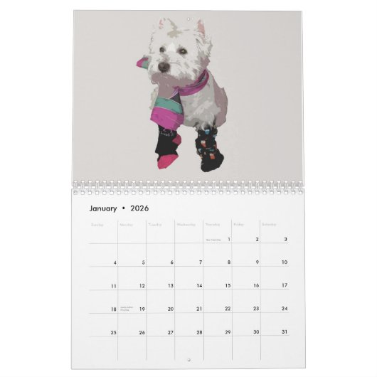 Rubin der Westie 2010 Kalender (Jan 2026)