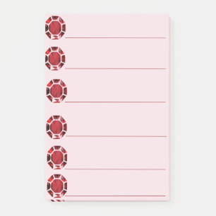 Rubin-Edelstein-Checkliste Post-it Klebezettel