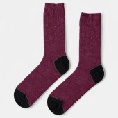 Rubin-Glitter Socken (Linkes Detail)
