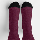 Rubin-Glitter Socken (Oben)