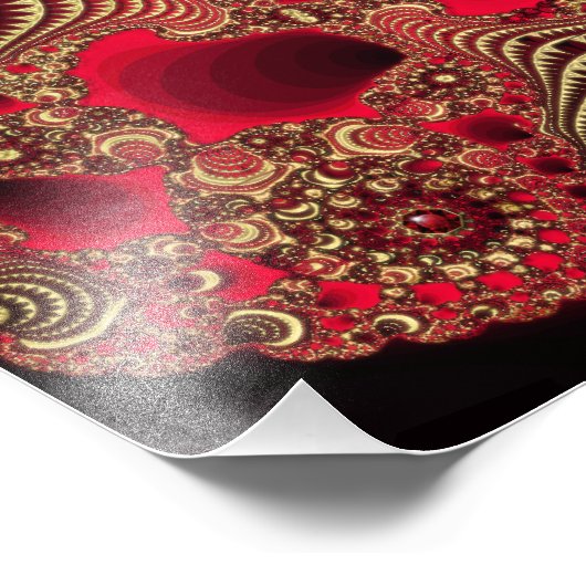 Rubin & Gold Foto Print (Ecke)