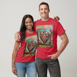 Rubin Granatapfel Herz Steampunk Serie T-Shirt