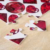 RUBIN JEWELED VALENTINSGRUSS-HERZEN JEWELED PUZZLE (Seite)