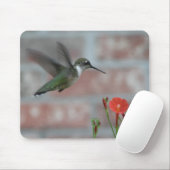 Rubin-Kehle u. Winde Mousepad (Mit Mouse)