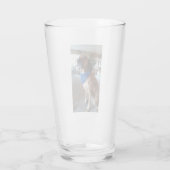 Rubin mit ihrem Bandana Glas (Rückseite)