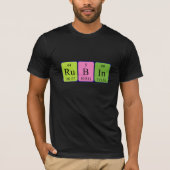 Rubin Periodenname Shirt (Vorderseite)
