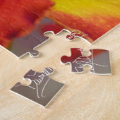 Rubin-Spinnentag-Lilie Puzzle (Seite)