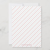 Rubin- und Silberne 40. Hochzeitstag-Einladung Einladung (Rückseite)