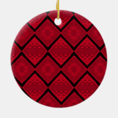 Rubindiamant Keramik Ornament (Hinten)