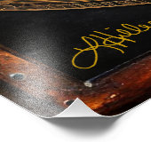 Rubine und Getriebe der Heart Steampunk Serie Fotodruck (Ecke)