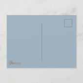 Rubinkehlchen-Vogel-Postkarte Postkarte (Rückseite)