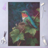 Rubinkehlkolibri-Decoupage Seidenpapier (Basteln)