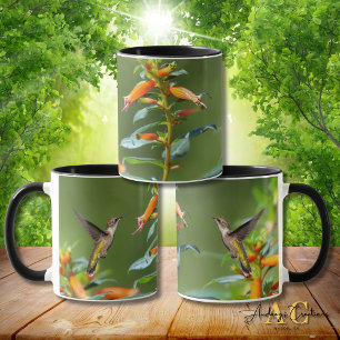 Rubinkehlkolibri "in Cuphea" Tasse