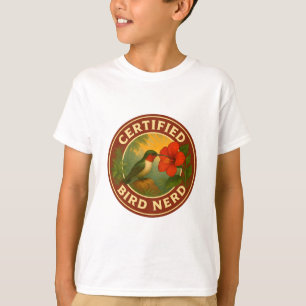 Rubinkehlkolibri Vintage Abzeichen T-Shirt