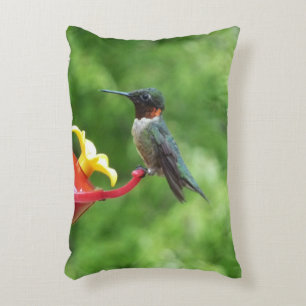 Rubinkehlkolibri-Vogel-Fotografie Zierkissen