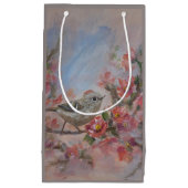 Rubinkönig-Vogel Kleine Geschenktüte (Vorderseite)