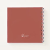 Rubinkönig-Vogel Notizblock (Rückseite)