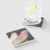 Rubino Bourke Steinuntersetzer (Seitenansicht)