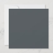 Rubinpäonien Blumen Hochzeitseinladung | Quadratis Einladung (Rückseite)