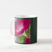 Rubinrote Prunkwinde Kaffeetasse (Vorderseite Links)