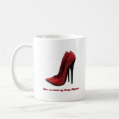 Rubinrote Schuhe Kaffeetasse (Links)