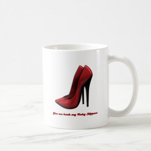 Rubinrote Schuhe Kaffeetasse (Rechts)