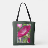 Rubinrote Trichterwinde Tasche (Rückseite)