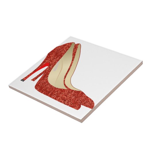 Rubinschuhe Fliese (Seite)