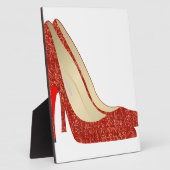 Rubinschuhe Fotoplatte (Seite)