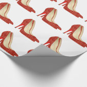 Rubinschuhe Geschenkpapier (Ecke)