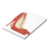 Rubinschuhe Notizblock (Rotiert)