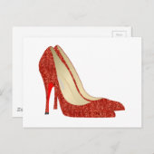 Rubinschuhe Postkarte (Vorne/Hinten)