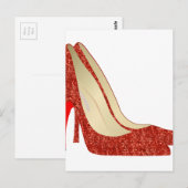 Rubinschuhe Postkarte (Vorne/Hinten)