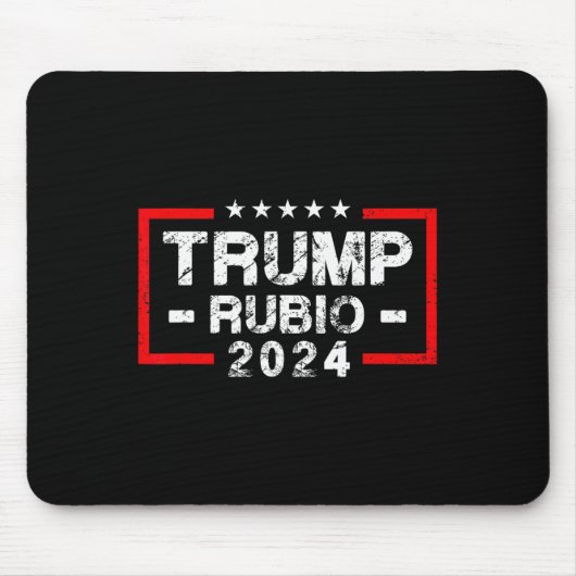 Rubio 2024 Flag - Wahlpräsident 2024 Mousepad (Vorne)