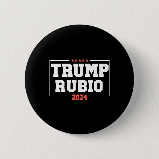 Rubio für die US-Präsidentschaftswahl 2024 Button (Vorderseite)