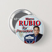 Rubio für Präsidenten Great Seal Button (Vorne & Hinten)