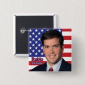 Rubio für Senat Button (Vorne & Hinten)