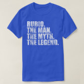 RubioRubio Familienname Rubio Nachname Rubio Surna T-Shirt (Design vorne)