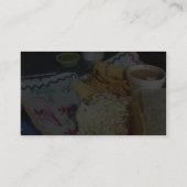 Rubios Fischetaco-Nahrungsmittelmexikaner-Salsa Visitenkarte (Rückseite)