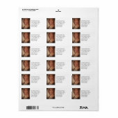 Rublev Jesus Christus Adressaufkleber (Vorne)