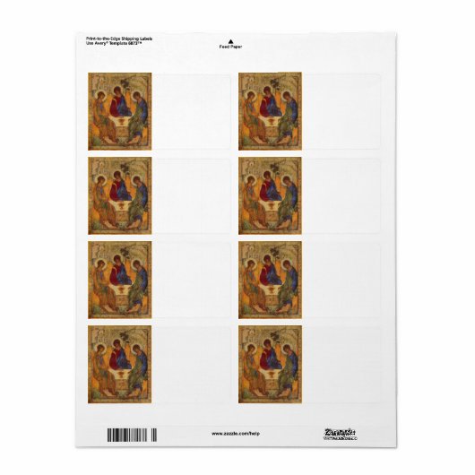 Rublev Trinity am Tisch (Vorne)