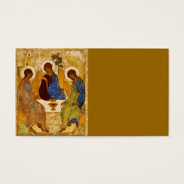 Rublev Trinity am Tisch (Vorderseite)