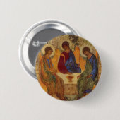 Rublev Trinity am Tisch Button (Vorne & Hinten)