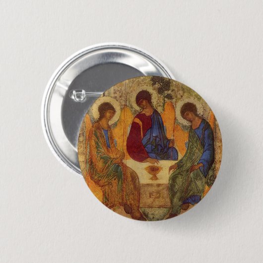 Rublev Trinity am Tisch Button (Vorne & Hinten)