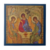 Rublev Trinity am Tisch Fliese (Vorderseite)