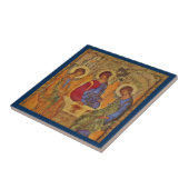 Rublev Trinity am Tisch Fliese (Seite)