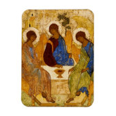 Rublev Trinity am Tisch Magnet (Vertikal)