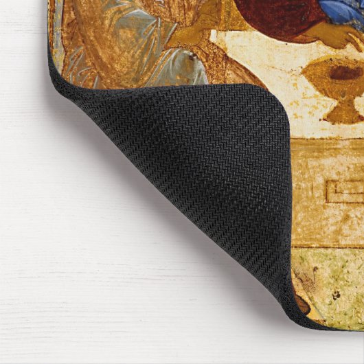 Rublev Trinity am Tisch Mousepad (Ecke)